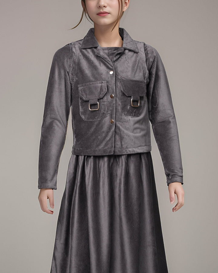 GIRLS 2 PIECE SUIT - Polkadots - 14877AK-236105 - GIRLS 2 PIECE SUIT