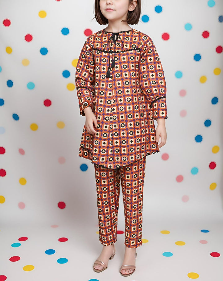 GIRLS 2 PIECE SUIT - Polkadots - 13540HG - 214712 - GIRLS 2 PIECE SUIT