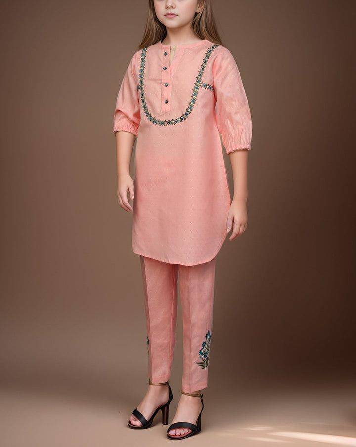 GIRLS 2 PIECE SUIT - Polkadots - 13825PD - 219278 - GIRLS 2 PIECE SUIT