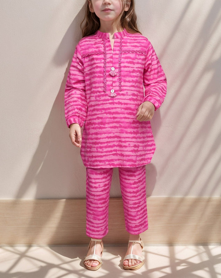 GIRLS 2 PIECE SUIT - Polkadots - 14819AR-234920 - GIRLS 2 PIECE SUIT