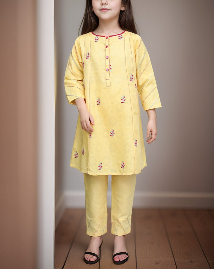 GIRLS 2 PIECE SUIT - Polkadots - 12628AR - 193831 - GIRLS 2 PIECE SUIT