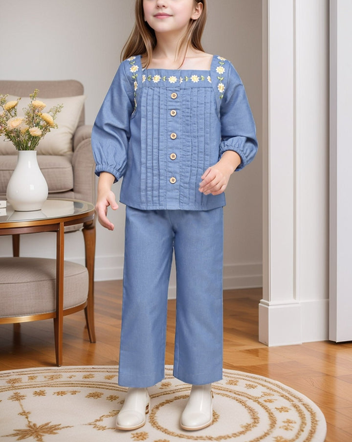 GIRLS 2 PIECE SUIT - Polkadots - 14802MN-234562 - GIRLS 2 PIECE SUIT