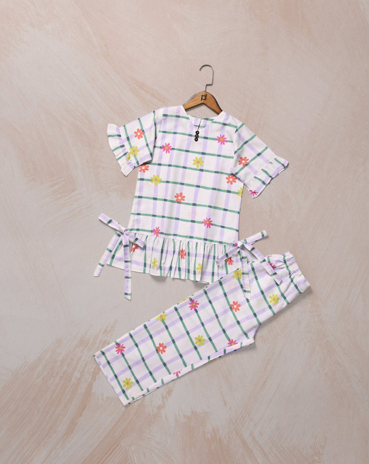  - GIRLS 2 PIECE SUIT - Polkadots - 14579HG-230799 - GIRLS 2 PIECE SUIT - 