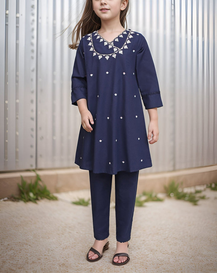 GIRLS 2 PIECE SUIT - Polkadots - 12661HG - 226489 - GIRLS 2 PIECE SUIT