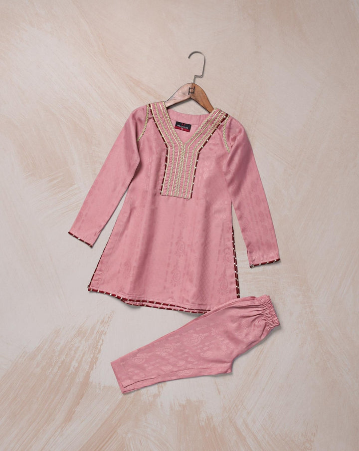 GIRLS 2 PIECE SUIT - Polkadots - 14296AY-a6 - GIRLS 2 PIECE SUIT