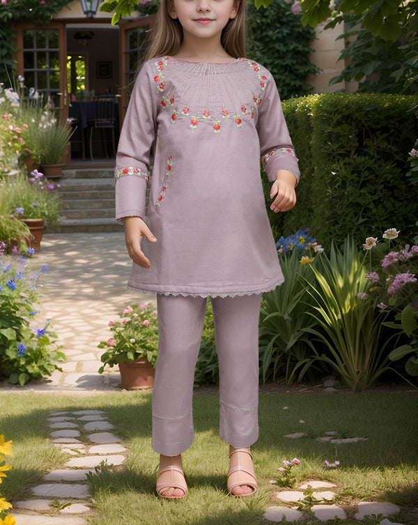  - GIRLS 2 PIECE SUIT - Polkadots - 11969QA-229625 - GIRLS 2 PIECE SUIT - 