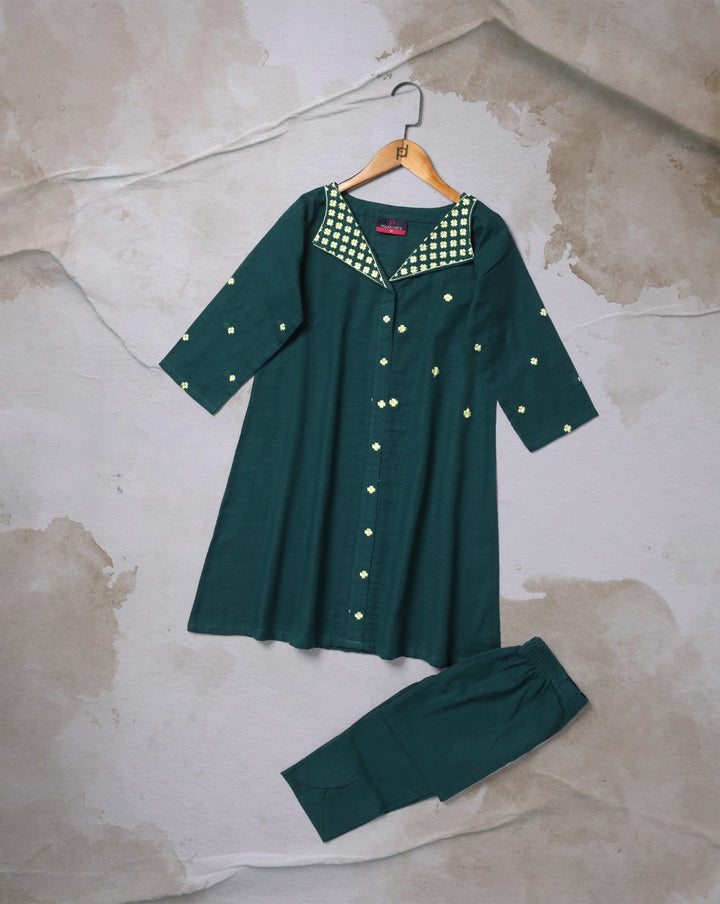 GIRLS 2 PIECE SUIT - Polkadots - 13985HG - 221934 - GIRLS 2 PIECE SUIT