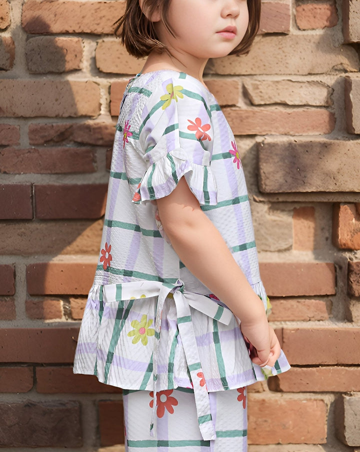  - GIRLS 2 PIECE SUIT - Polkadots - 14579HG-230799 - GIRLS 2 PIECE SUIT - 