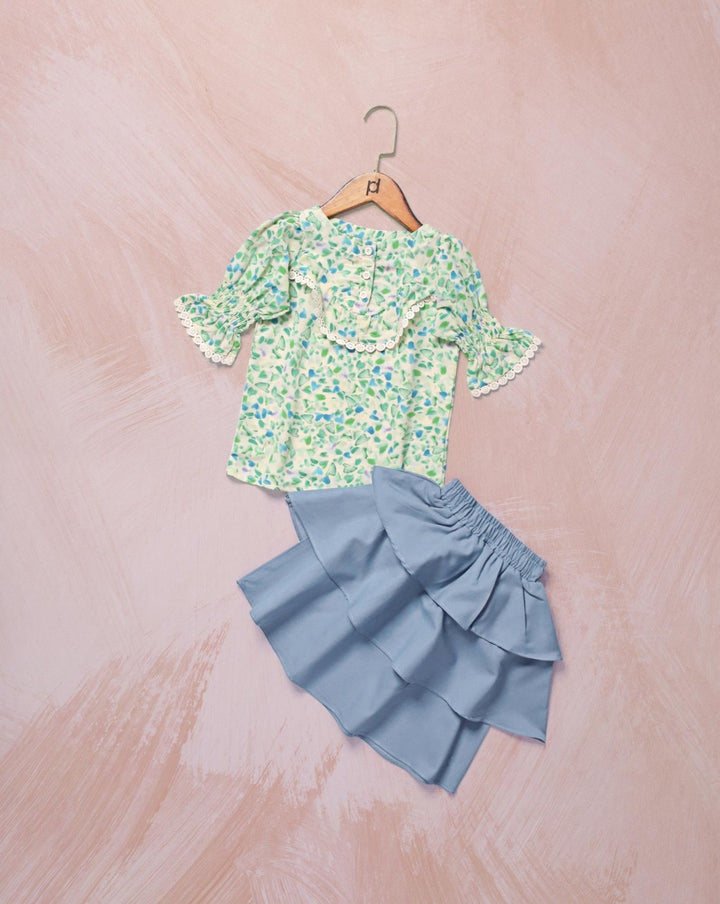  - GIRLS 2 PIECE SUIT - Polkadots - 14458MN-228727 - GIRLS 2 PIECE SUIT - 