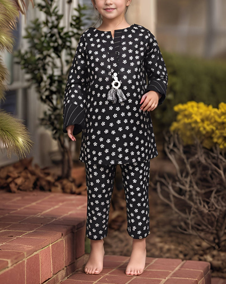  - GIRLS 2 PIECE SUIT - Polkadots - 14557AR-230322 - GIRLS 2 PIECE SUIT - 