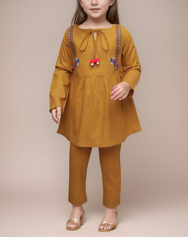 GIRLS 2 PIECE SUIT - Polkadots - 13773AY-218084 - GIRLS 2 PIECE SUIT