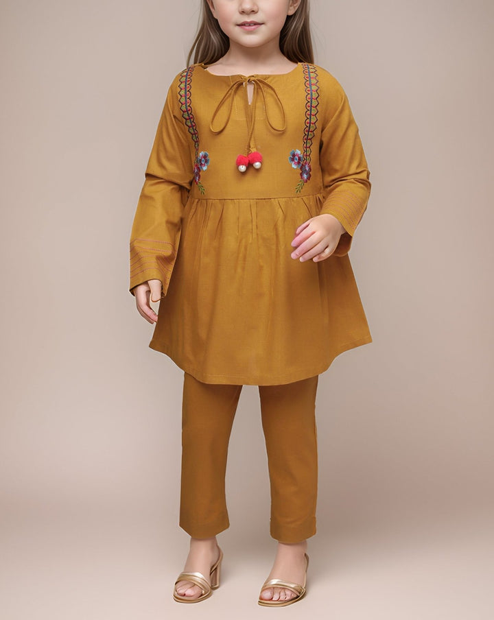 GIRLS 2 PIECE SUIT - Polkadots - 13773AY-218084 - GIRLS 2 PIECE SUIT