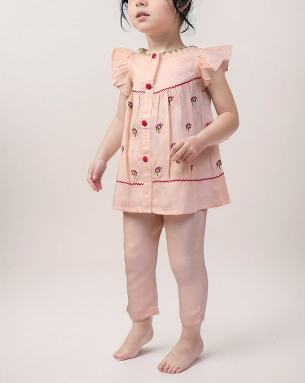GIRLS 2 PIECE SUIT - Polkadots - 12717PD-214647 - GIRLS 2 PIECE SUIT