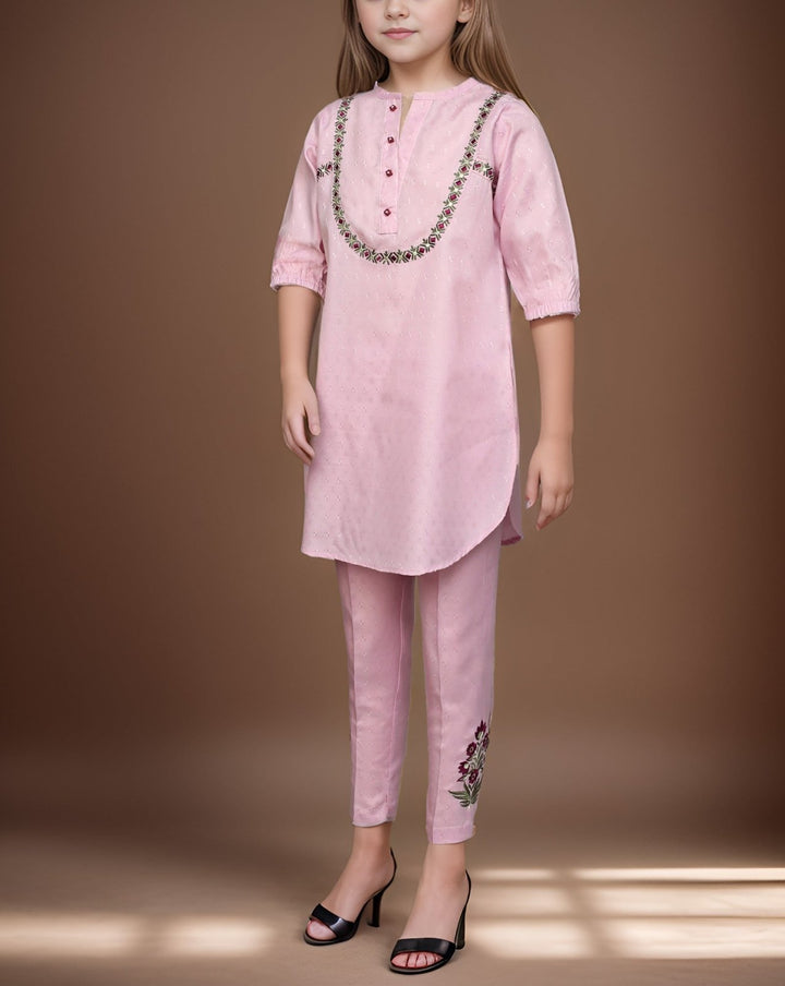 GIRLS 2 PIECE SUIT - Polkadots - 13825PD - 219273 - GIRLS 2 PIECE SUIT