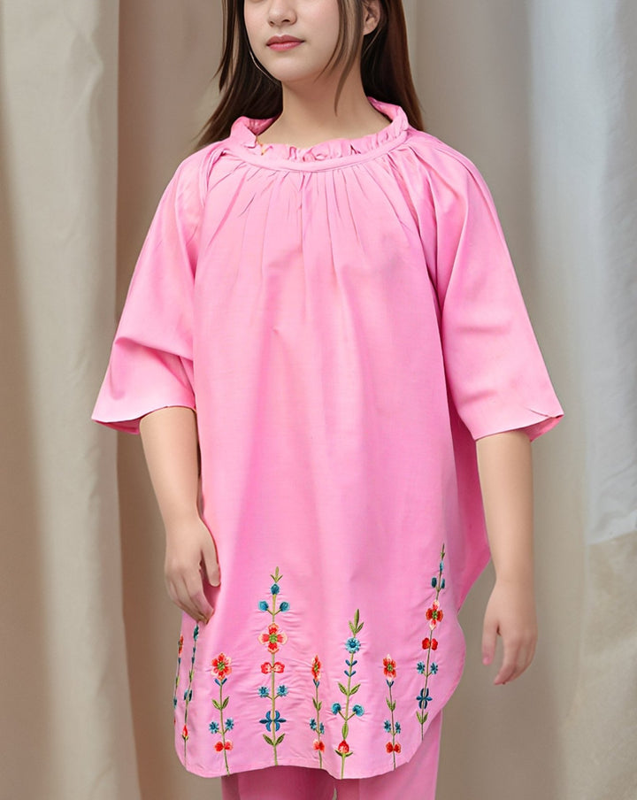  - GIRLS 2 PIECE SUIT - Polkadots - 13435HG-213002 - GIRLS 2 PIECE SUIT - 