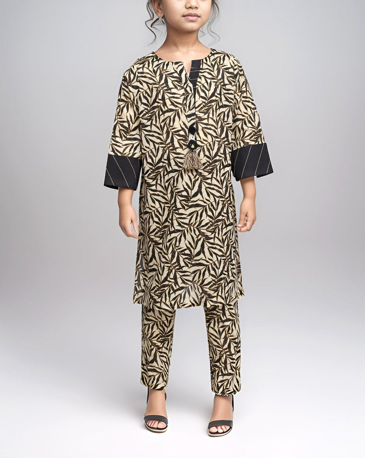  - GIRLS 2 PIECE SUIT - Polkadots - 14577AR-230731 - GIRLS 2 PIECE SUIT - 