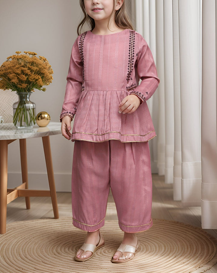 GIRLS 2 PIECE SUIT - Polkadots - 14634QA-231525 - GIRLS 2 PIECE SUIT