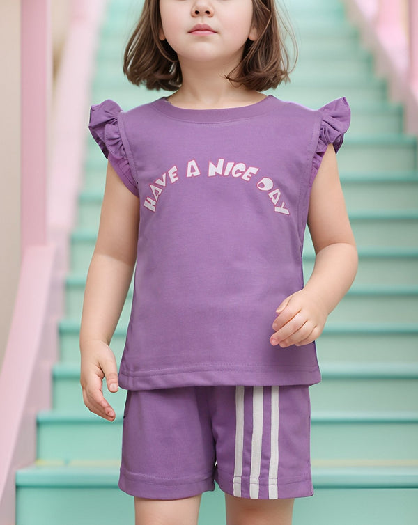 GIRLS 2 PIECE SUIT - Polkadots - 14654PD-231873 - GIRLS 2 PIECE SUIT