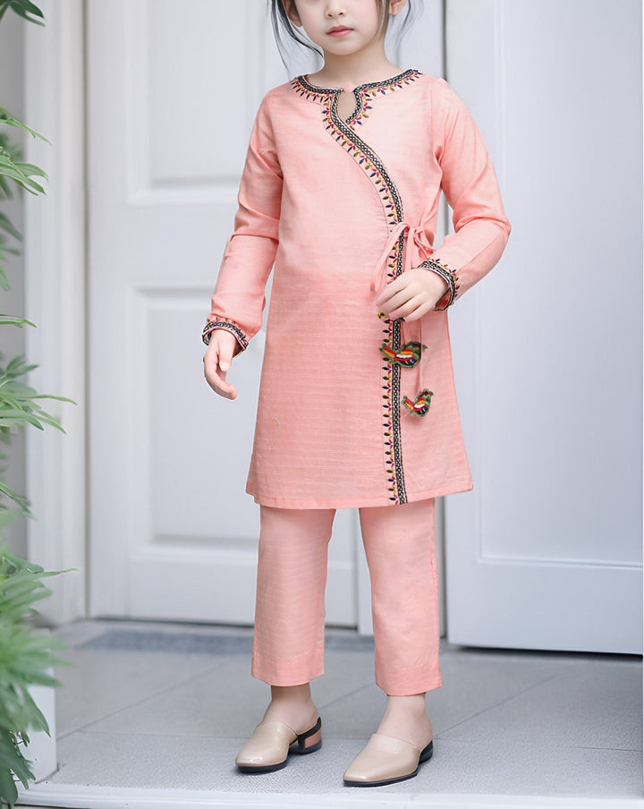  - GIRLS 2 PIECE SUIT - Polkadots - 14536AY-230060 - GIRLS 2 PIECE SUIT - 