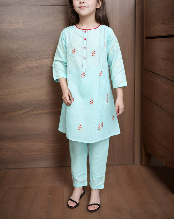 GIRLS 2 PIECE SUIT - Polkadots - 12628AR - 226522 - GIRLS 2 PIECE SUIT