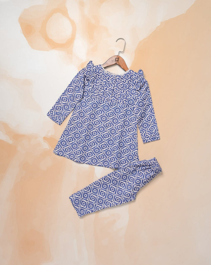 GIRLS 2 PIECE SUIT - Polkadots - 13928QA-221120 - GIRLS 2 PIECE SUIT