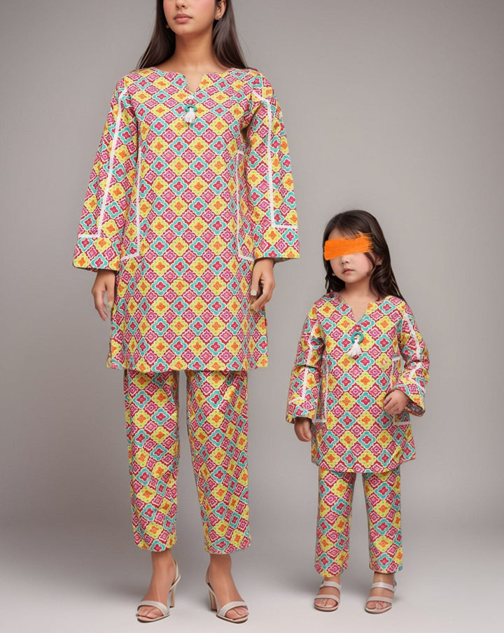 GIRLS 2 PIECE SUIT - Polkadots - 14796AR-234463 - GIRLS 2 PIECE SUIT