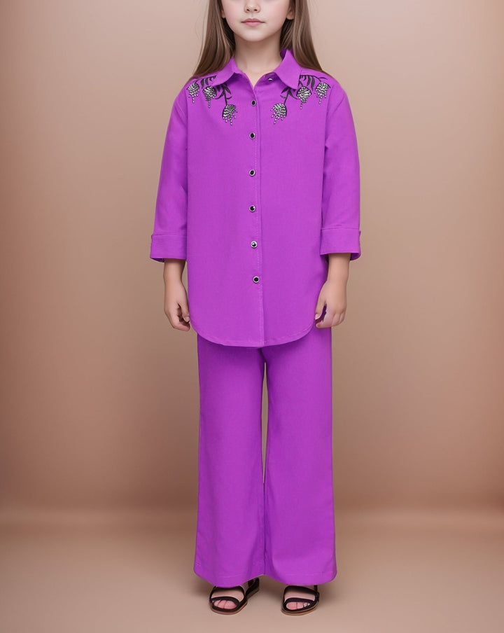 GIRLS 2 PIECE SUIT CO - ORD SET - Polkadots - 14441CW - 228354 - GIRLS 2 PIECE SUIT CO - ORD SET