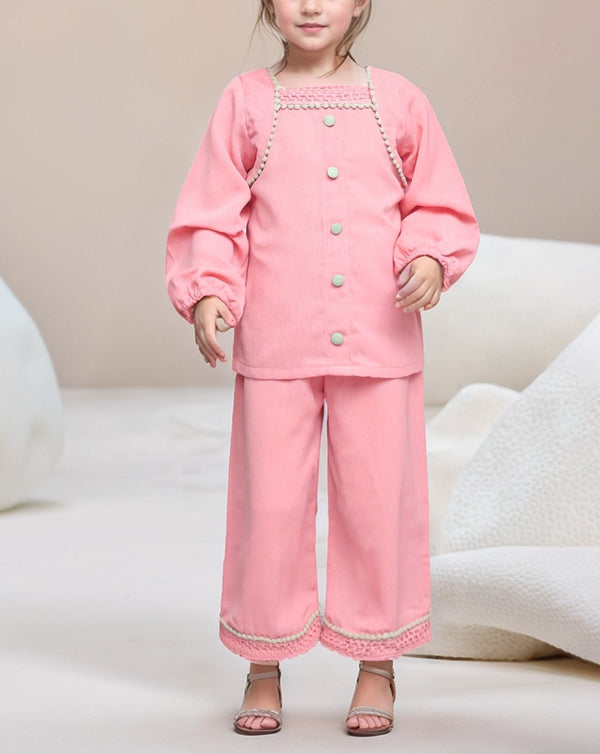 GIRLS 2 PIECE SUIT CO - ORD SET - Polkadots - 14787HG-234259 - GIRLS 2 PIECE SUIT CO - ORD SET