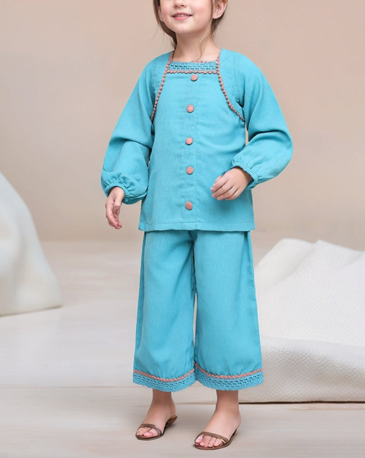 GIRLS 2 PIECE SUIT CO - ORD SET - Polkadots - 14787HG-234264 - GIRLS 2 PIECE SUIT CO - ORD SET