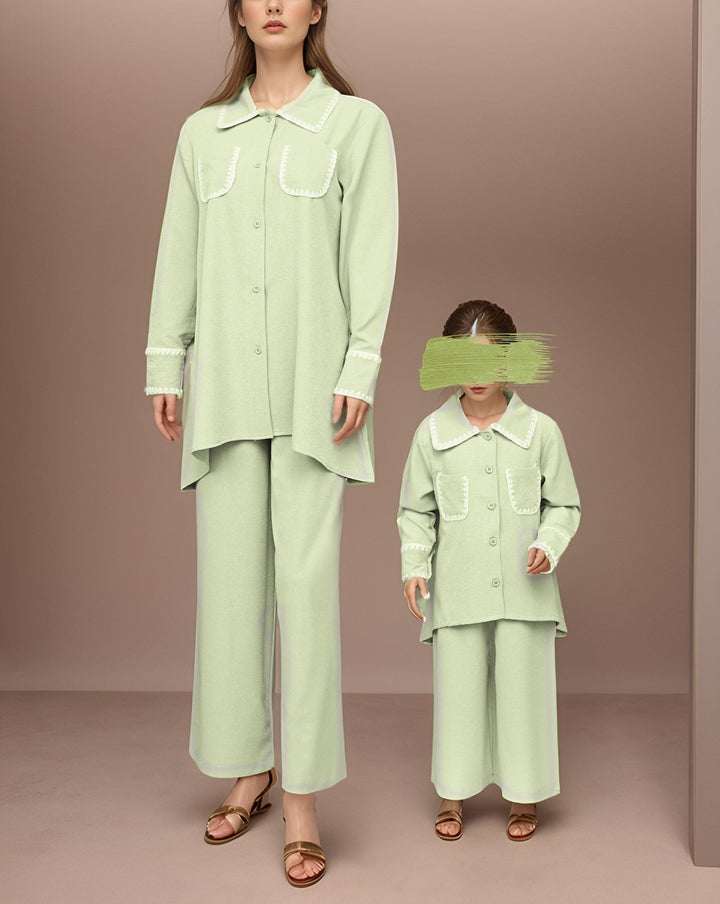  - GIRLS 2 PIECE SUIT CO - ORD SET - Polkadots - 14282WF-225524 - GIRLS 2 PIECE SUIT CO - ORD SET - 