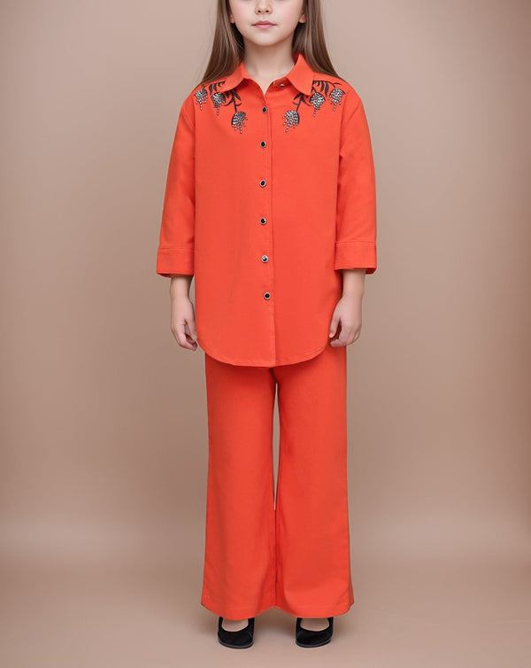 GIRLS 2 PIECE SUIT CO - ORD SET - Polkadots - 14441CW - 228350 - GIRLS 2 PIECE SUIT CO - ORD SET