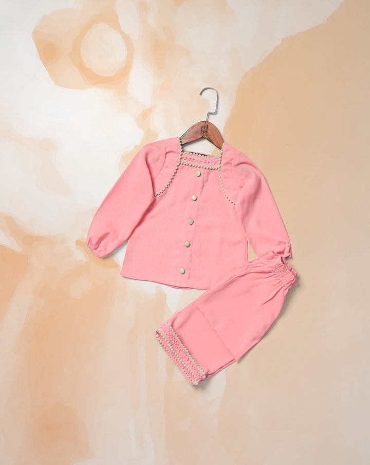 GIRLS 2 PIECE SUIT CO - ORD SET - Polkadots - 14787HG-234264 - GIRLS 2 PIECE SUIT CO - ORD SET