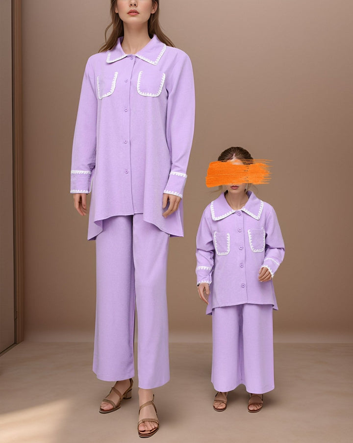  - GIRLS 2 PIECE SUIT CO - ORD SET - Polkadots - 14282WF-225529 - GIRLS 2 PIECE SUIT CO - ORD SET - 