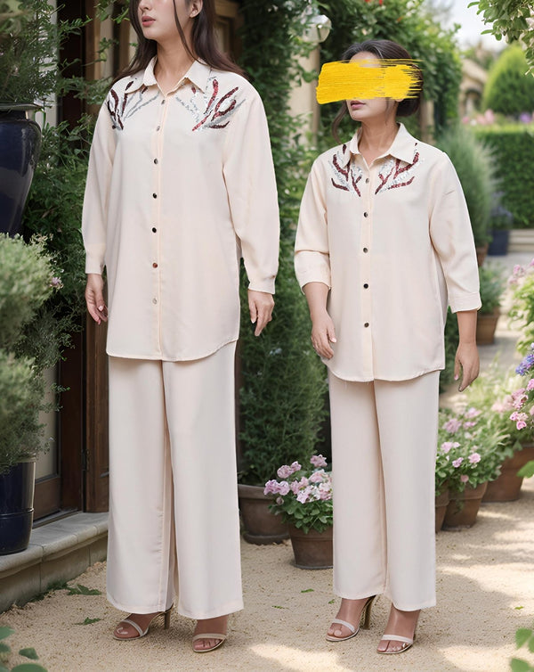 GIRLS 2 PIECE SUIT CO - ORD SET - Polkadots - 14372CW - 227034 - GIRLS 2 PIECE SUIT CO - ORD SET