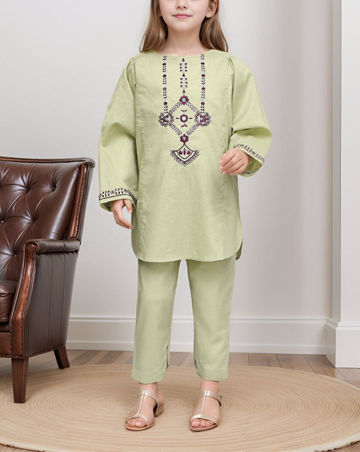  - GIRLS 2 PIECE SUIT (MINOR FAULT) - Polkadots - 14483HG-229016 - GIRLS 2 PIECE SUIT (MINOR FAULT) - 