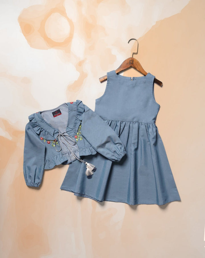 GIRLS 2 PIECE SUIT (MINOR FAULT) - Polkadots - 14808AY-234745 - GIRLS 2 PIECE SUIT (MINOR FAULT)