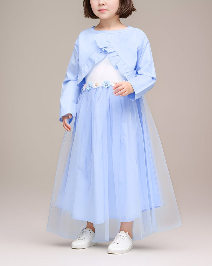 GIRLS 2 PIECE SUIT (MINOR FAULT) - Polkadots - 14505MN-229598 - GIRLS 2 PIECE SUIT (MINOR FAULT)