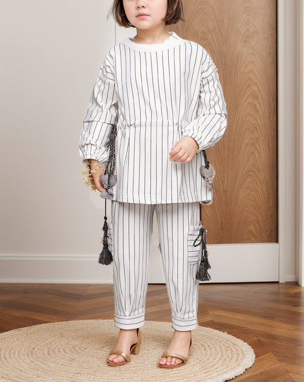 GIRLS 2 PIECE SUIT (MINOR FAULT) - Polkadots - 14850PD-235505 - GIRLS 2 PIECE SUIT (MINOR FAULT)