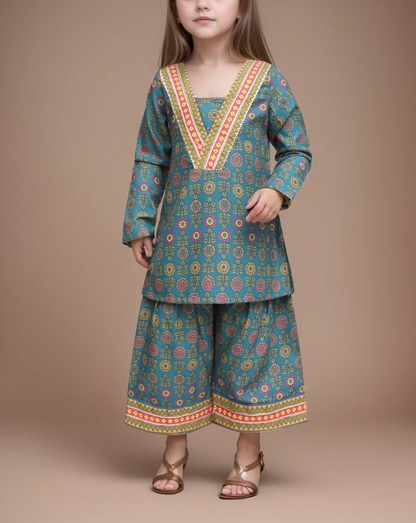 GIRLS 2 PIECE SUIT (MINOR FAULT) - Polkadots - 14686HG-232454 - GIRLS 2 PIECE SUIT (MINOR FAULT)