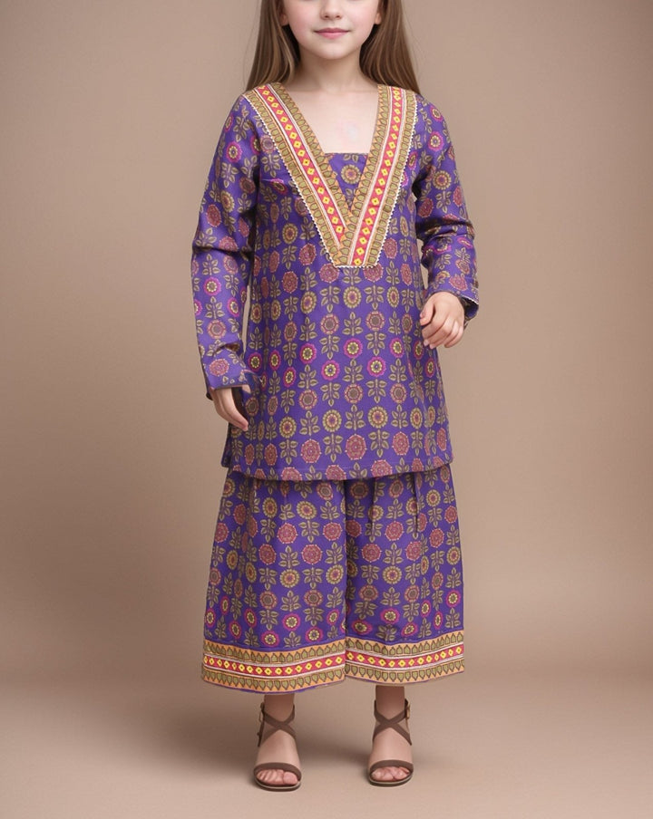 GIRLS 2 PIECE SUIT (MINOR FAULT) - Polkadots - 14686HG-232449 - GIRLS 2 PIECE SUIT (MINOR FAULT)