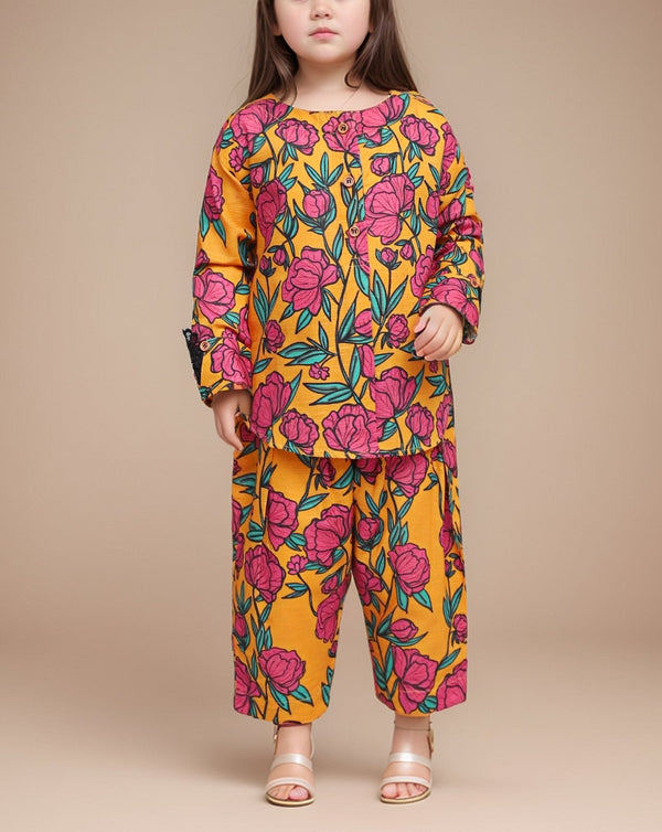 GIRLS 2 PIECE SUIT (MINOR FAULT) - Polkadots - 14778QA-m1 - GIRLS 2 PIECE SUIT (MINOR FAULT)