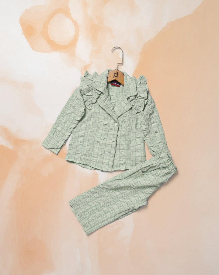 GIRLS 2 PIECE SUIT (MINOR FAULT) - Polkadots - 14682QA-m1 - GIRLS 2 PIECE SUIT (MINOR FAULT)