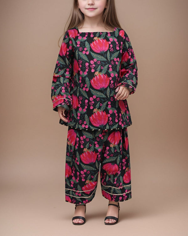 GIRLS 2 PIECE SUIT (MINOR FAULT) - Polkadots - 14754QA-m1 - GIRLS 2 PIECE SUIT (MINOR FAULT)