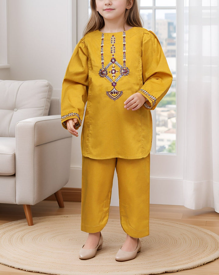  - GIRLS 2 PIECE SUIT (MINOR FAULT) - Polkadots - 14483HG-229026 - GIRLS 2 PIECE SUIT (MINOR FAULT) - 