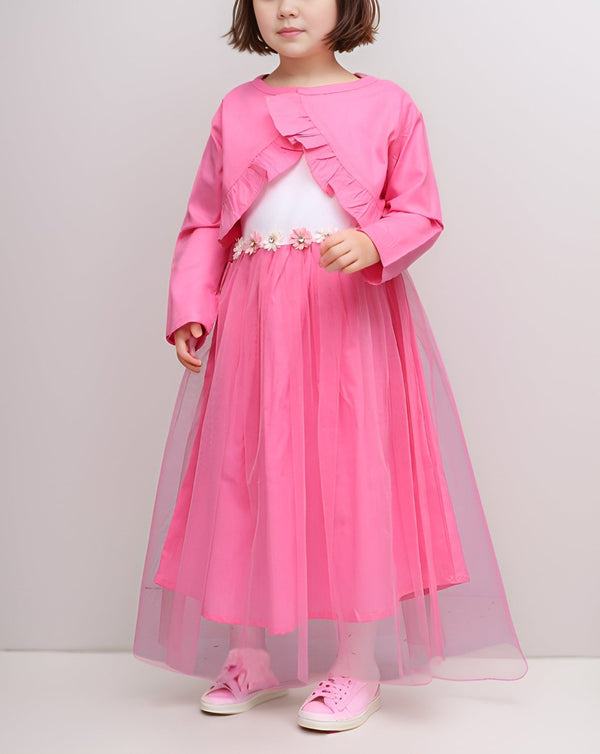 GIRLS 2 PIECE SUIT (MINOR FAULT) - Polkadots - 14505MN-229593 - GIRLS 2 PIECE SUIT (MINOR FAULT)