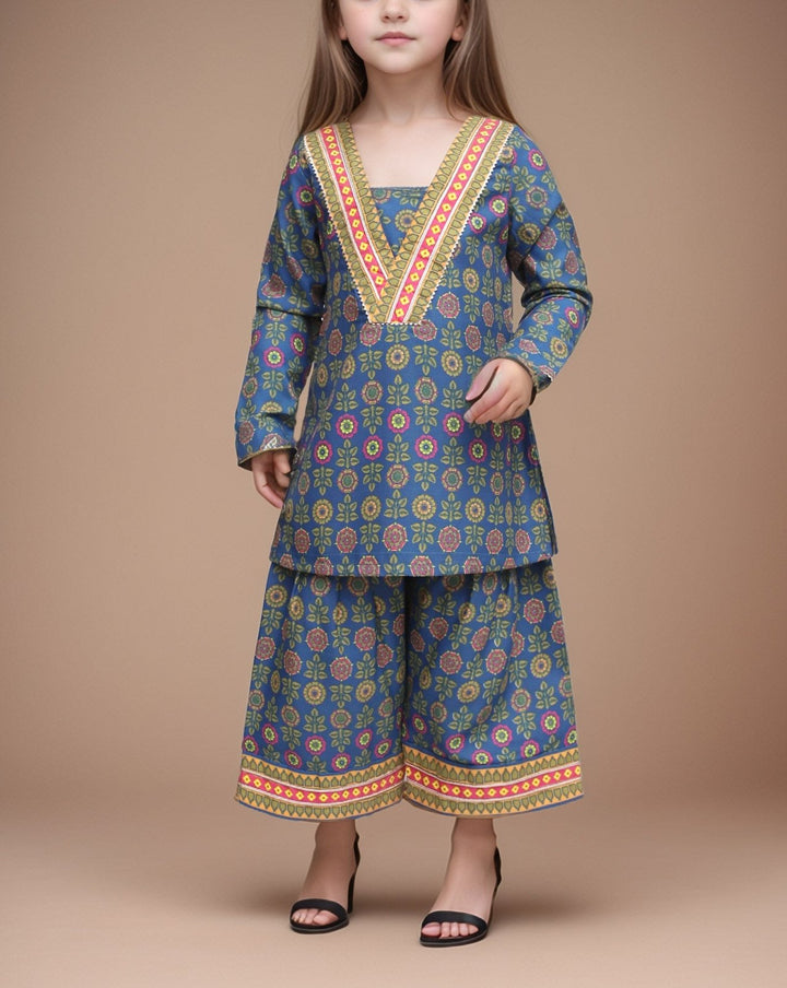 GIRLS 2 PIECE SUIT (MINOR FAULT) - Polkadots - 14686HG-232444 - GIRLS 2 PIECE SUIT (MINOR FAULT)
