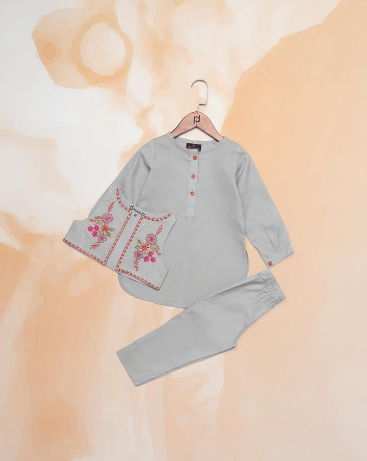 GIRLS 3 PIECE SUIT - Polkadots - 13777AK-232641 - GIRLS 3 PIECE SUIT