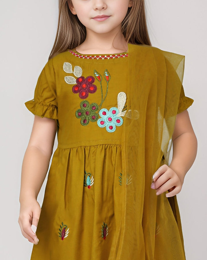 GIRLS 3 PIECE SUIT - Polkadots - 13838HG - 219590 - GIRLS 3 PIECE SUIT