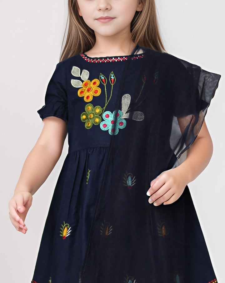 GIRLS 3 PIECE SUIT - Polkadots - 13838HG - 219590 - GIRLS 3 PIECE SUIT