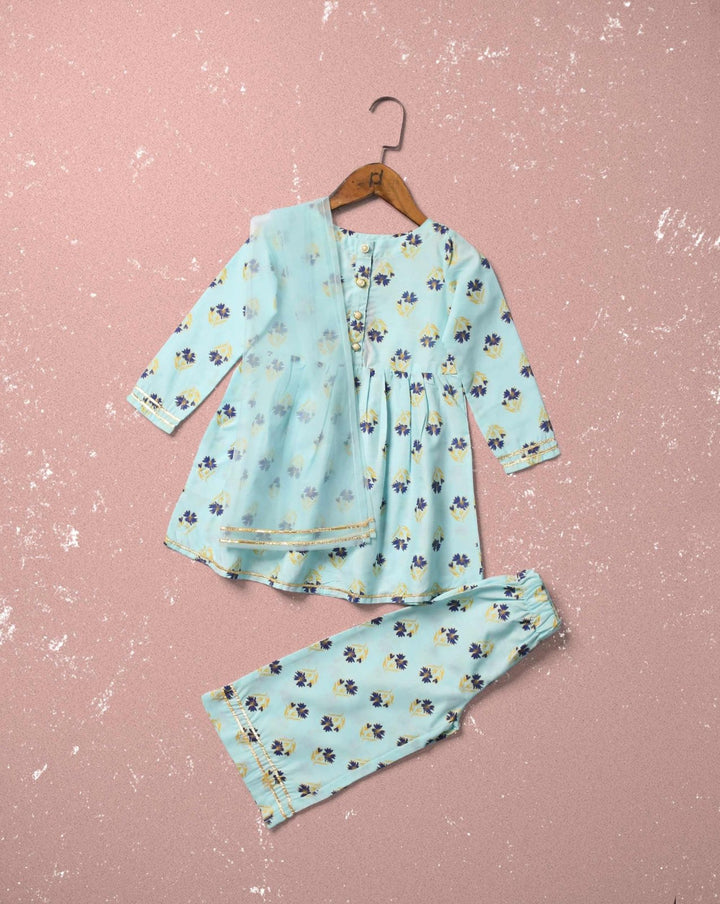 GIRLS 3 PIECE SUIT - Polkadots - 13608MN-216215 - GIRLS 3 PIECE SUIT